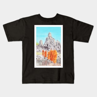 Cambodia, Angkor Wat Temple Kids T-Shirt